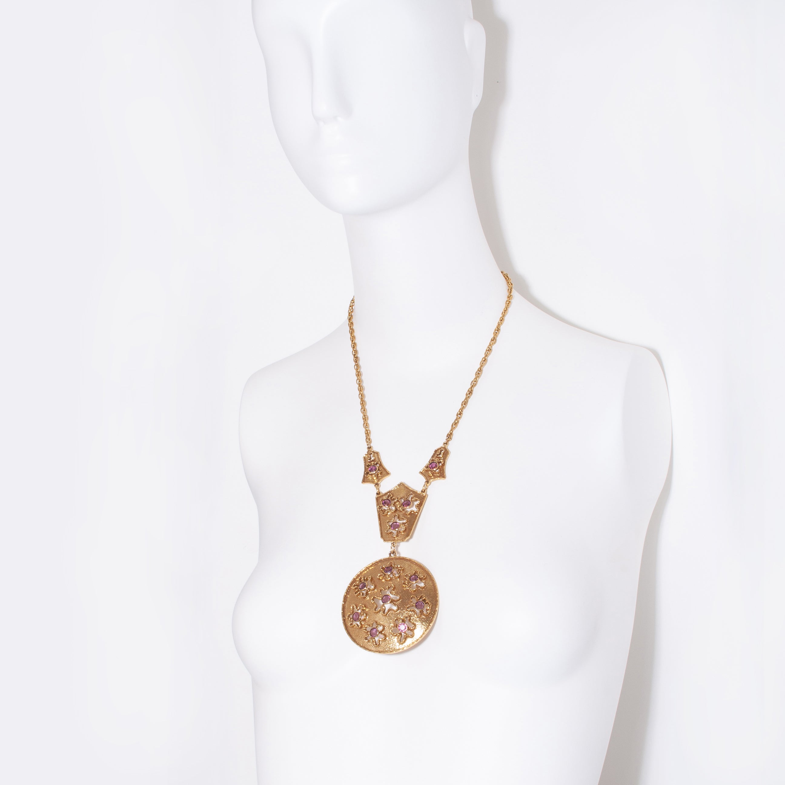 Goldette sale locket necklace