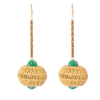 WOVEN ORB EARRING