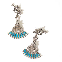 CASTLECLIFF SOUTHWEST: SILVER FIGURAL EARRING